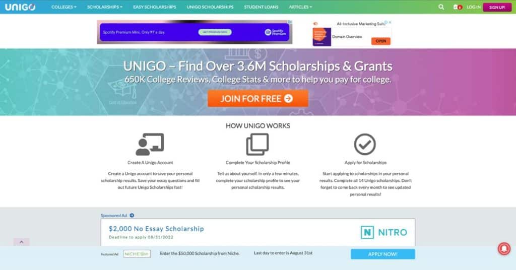 Unigo Overview