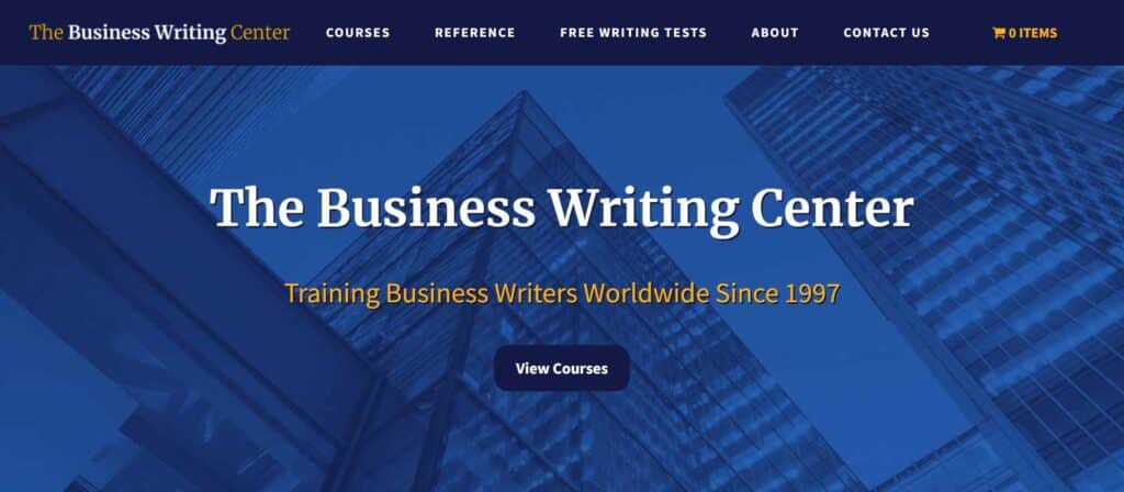 business writing center