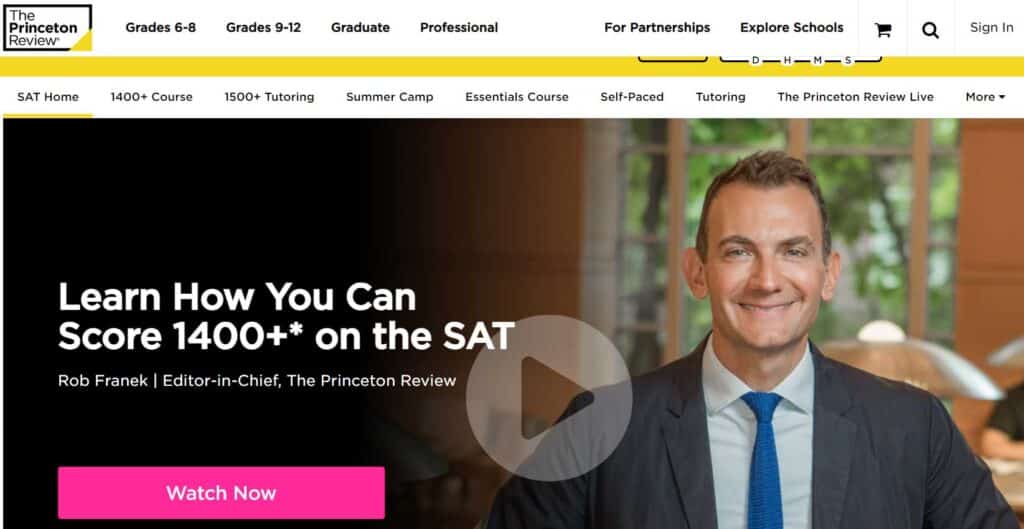 princeton review sat