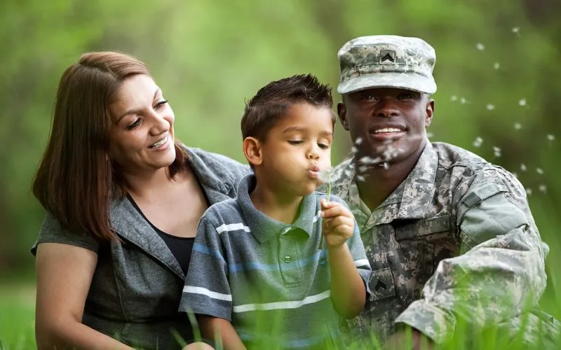 military spouse and family