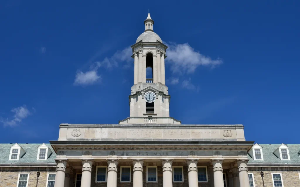 top of penn state university building