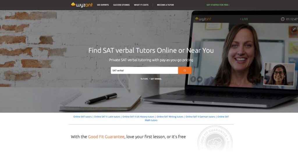 Wyzant SAT Tutoring Services