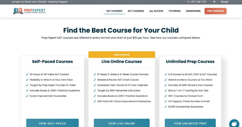 PrepExpert SAT Prep Course