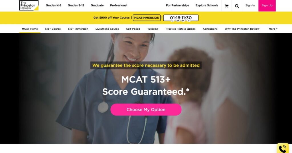 Princeton Review MCAT Course