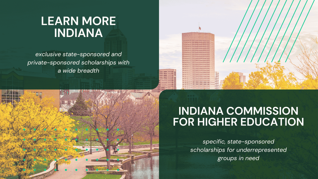 learn more indiana and indiana commission for higher education scholarships