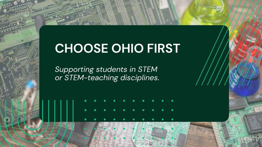 choose ohio first stem scholarships