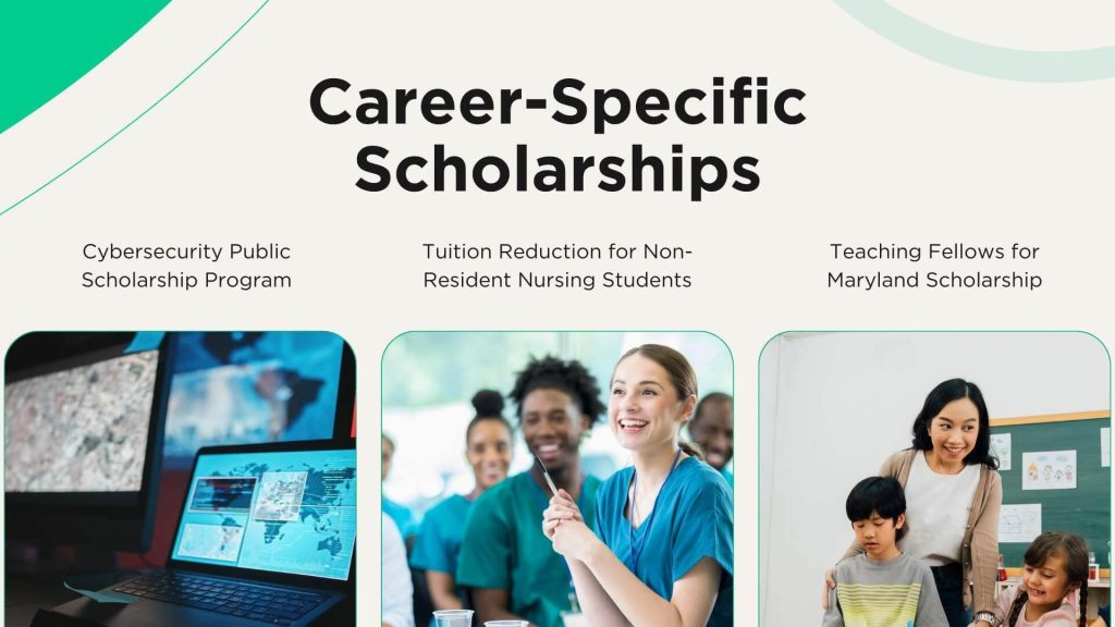 career-specific scholarships for maryland students